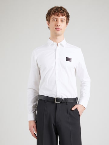 HUGO Regular fit Overhemd 'Emero' in Wit: voorkant