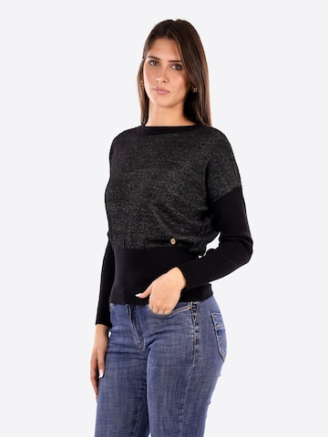 Pull-over 'Maglia' Yes Zee en noir