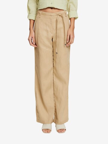 ESPRIT Wide Leg Hose in Beige: predná strana