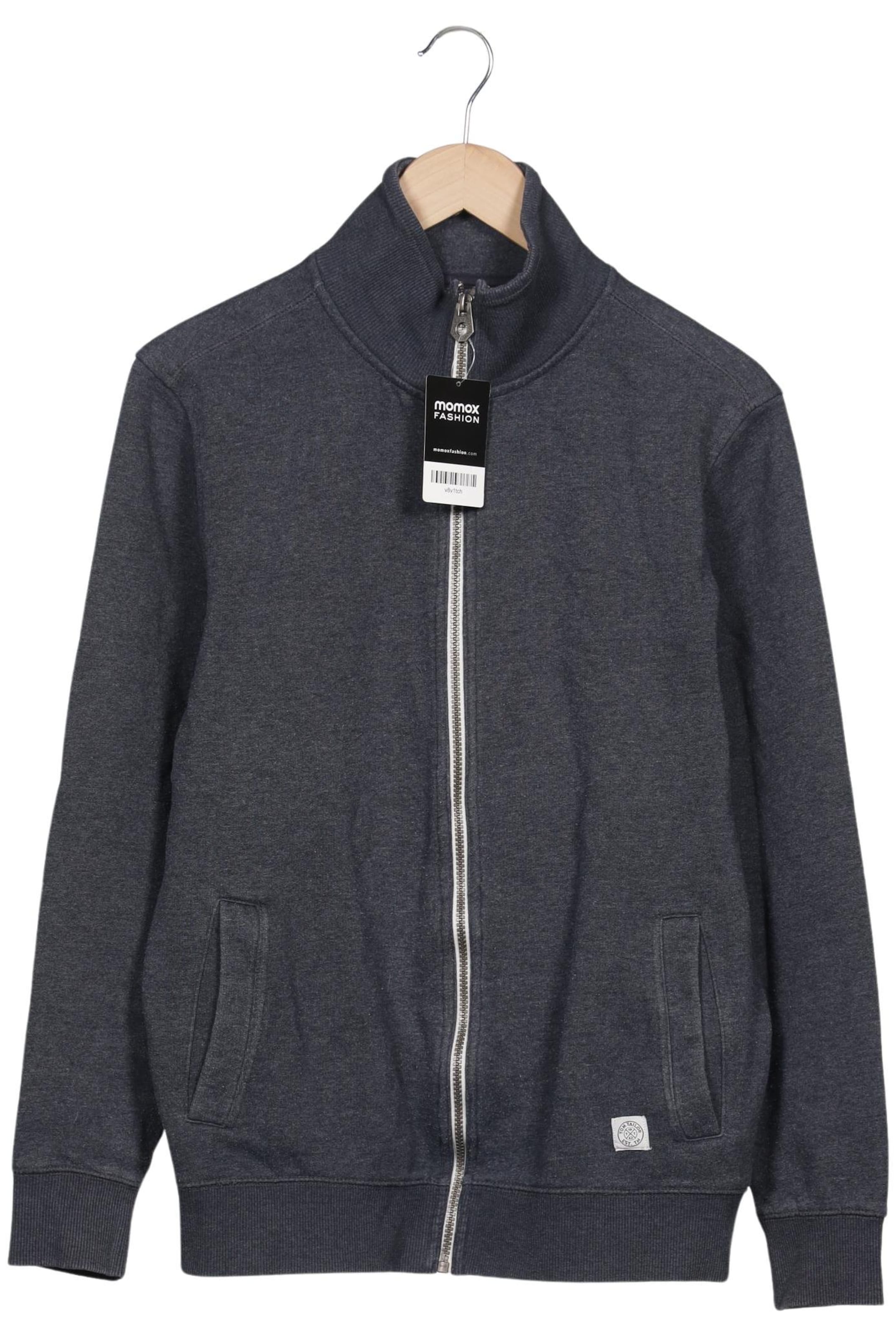 TOM TAILOR Sweatshirt & Zip-Up Hoodie in L in Blue: front