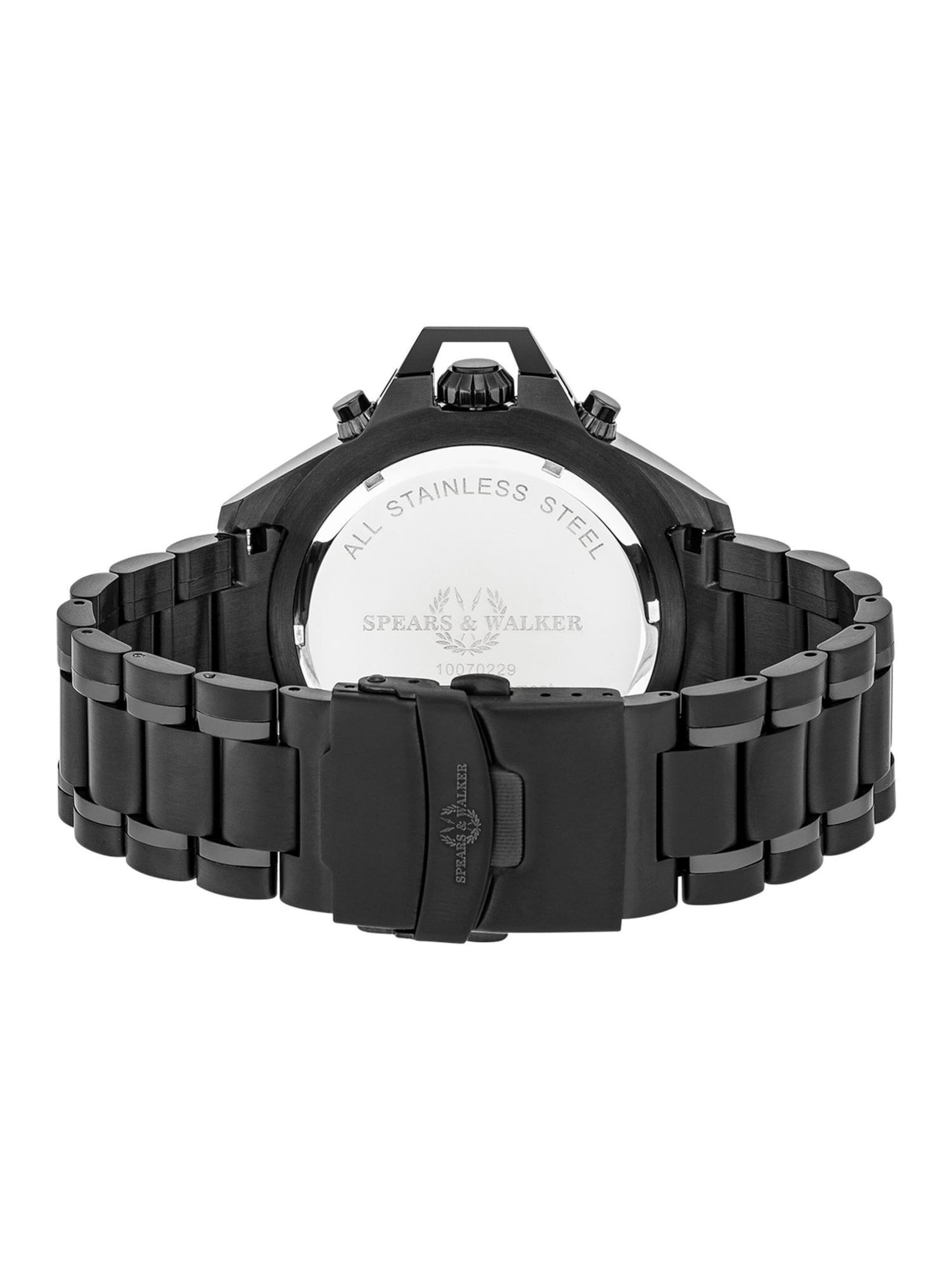Spears & Walker Uhr in Schwarz