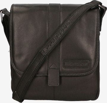 HILL BURRY Umhängetasche in Schwarz: Vorderseite