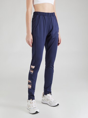 K-Swiss Performance Tapered Sportbroek 'HYPERCOURT' in Blauw: voorkant