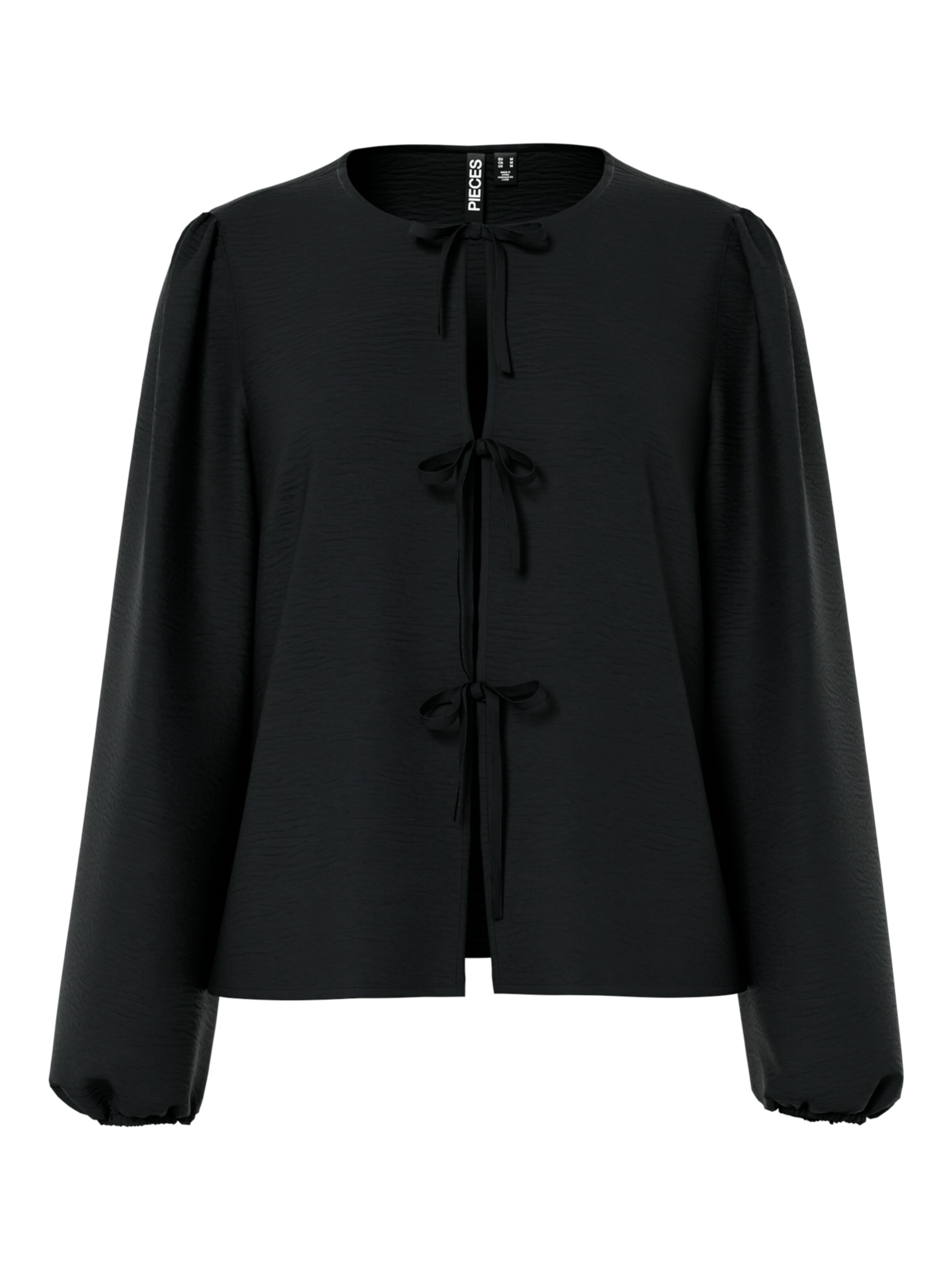 PIECES - Blusa 'PCTiffany' en negro: frente