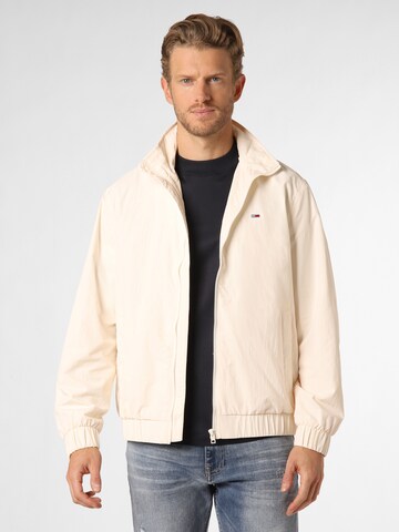 Tommy Jeans Tussenjas in Beige: voorkant