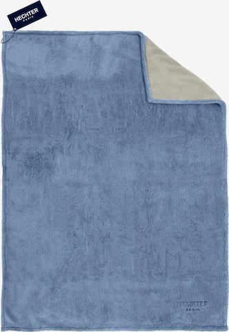 HECHTER PARIS Babydecke 'Sherpa' in Blau: Vorderseite