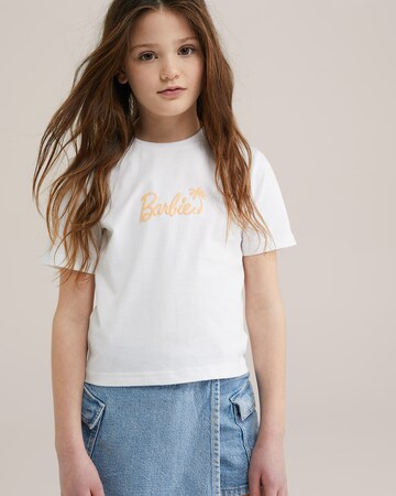WE Fashion Футболка в Белый: спереди