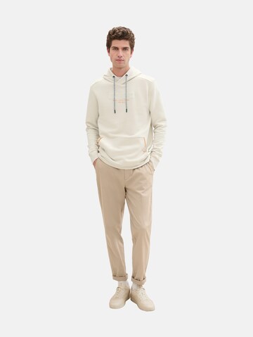 TOM TAILOR Sweatshirt in Beige