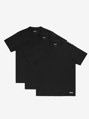 Prosto T-Shirt in Schwarz: Vorderseite