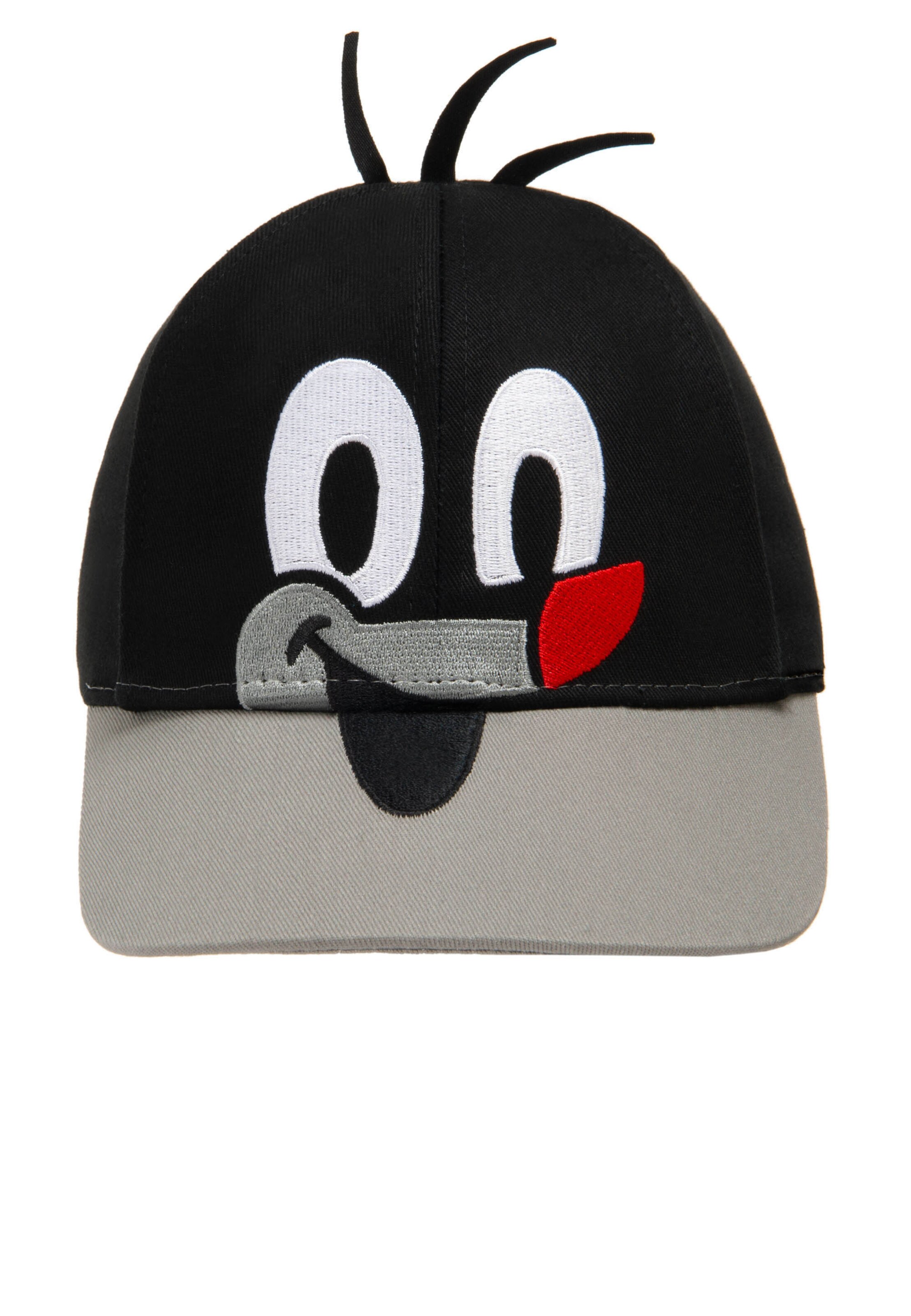 koaa Cap 'Der kleine Maulwurf' in Schwarz: Vorderseite