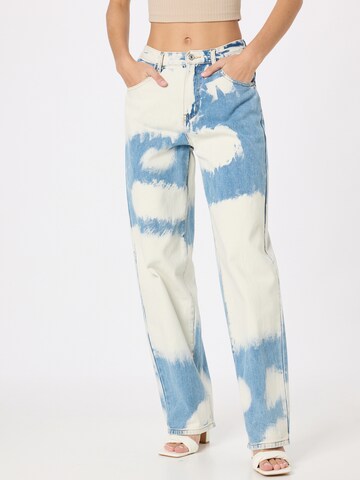 Misspap Wide leg Jeans in Blue: front