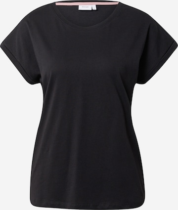 NÜMPH T-shirt 'BEVERLY' i svart: framsida
