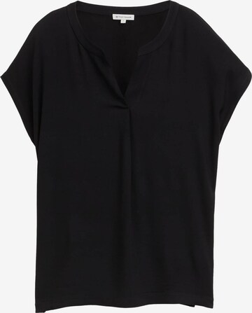 TOM TAILOR Bluse in Schwarz: Vorderseite