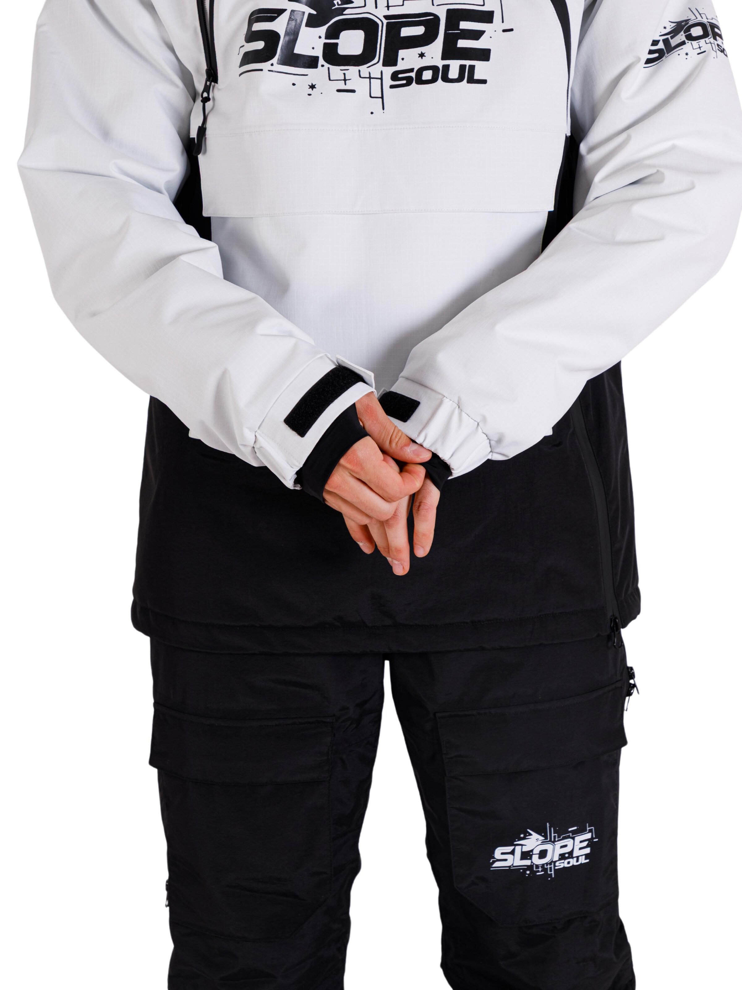 Giacca invernale 'Wick Ski & Snowboard Jacket' di Slope Soul in bianco