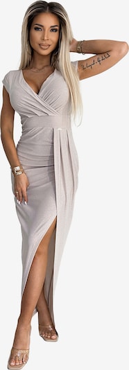 Numoco Abendkleid 'Maxikleid Mila mit Glitzer' in beige, Produktansicht