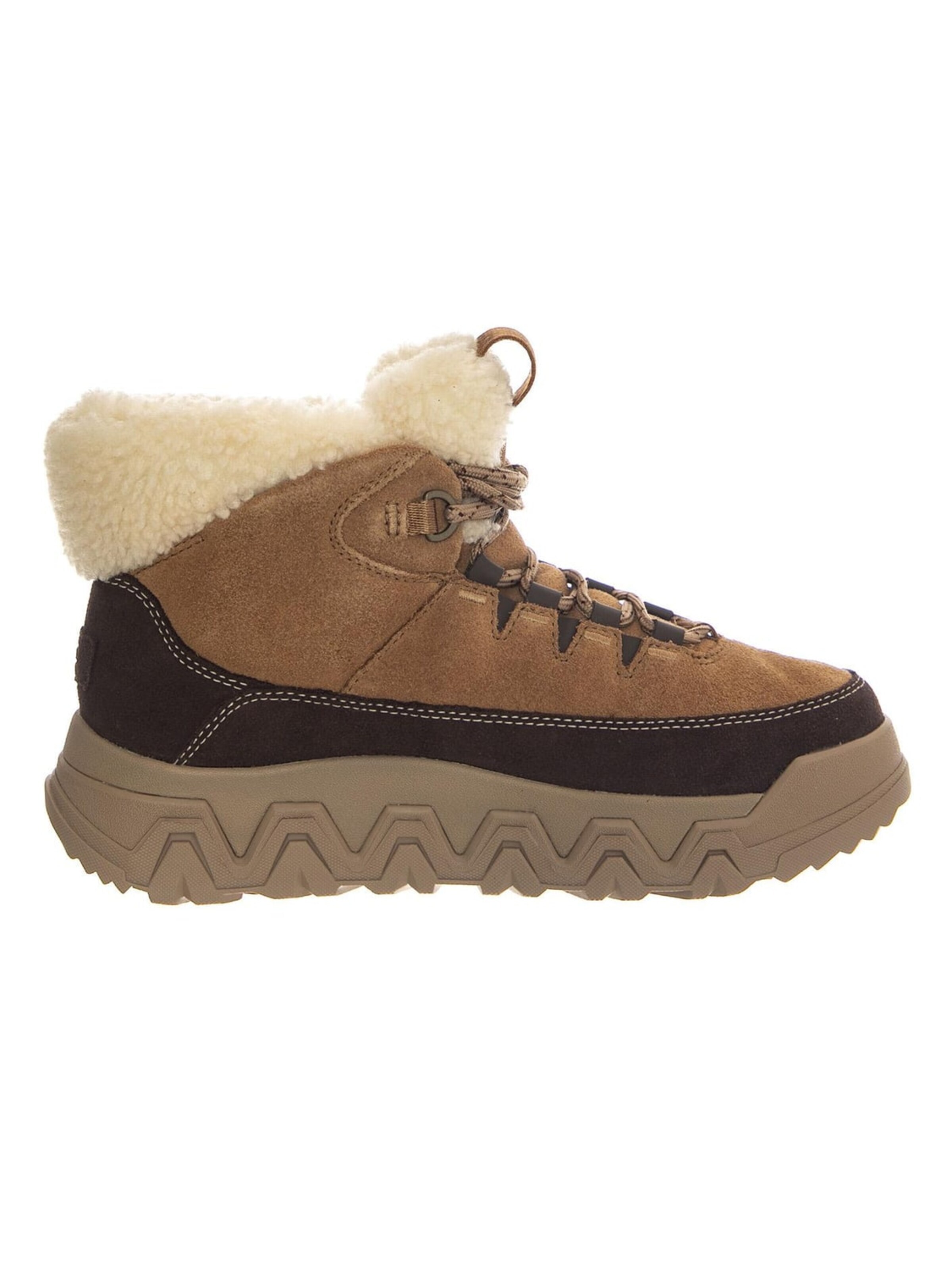 UGG Kozaki 'W Terretrail Cozy Lace Chestnut' w kolorze brązowy