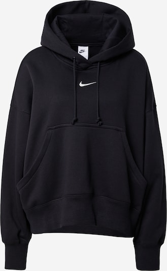 Nike Sportswear Sweatshirt 'Phoenix Fleece' em preto / branco, Vista do produto