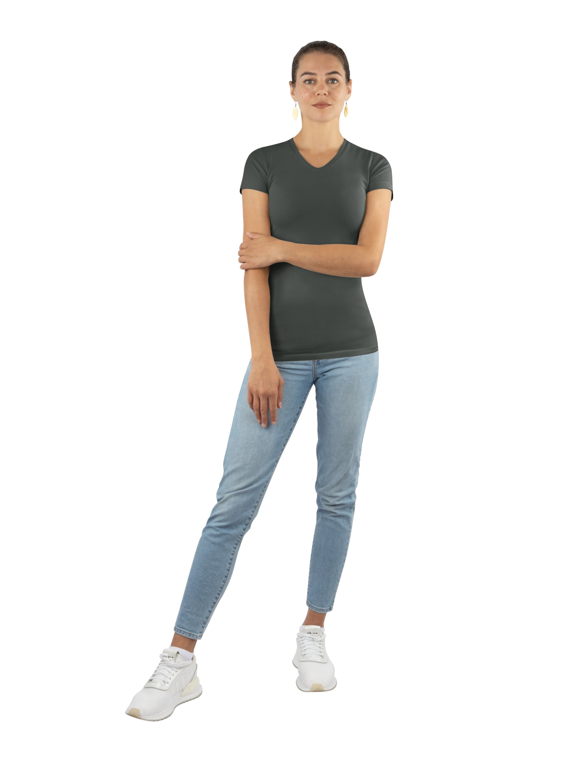 Janice Shirt 'Siena' in Grey