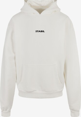 Sweat-shirt 'Stabil' Merchcode en blanc : devant