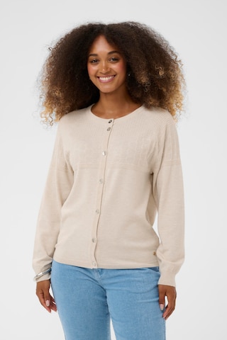 Cream Cardigan 'CRDela' i beige: forside