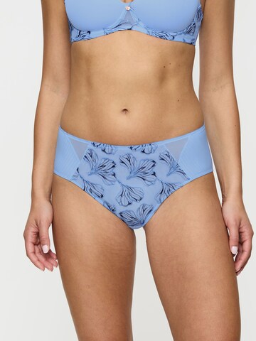 TRIUMPH Maxislip ' Wild Iris Florale Maxi ' in Blau: Vorderseite