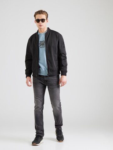 Sweat-shirt 'Dahrain' HUGO en bleu