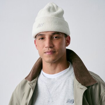 Berretto ''47 Cuff Knit Hat' di new balance in bianco