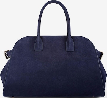 L37 HANDMADE SHOES - Bolso de mano 'BON VOYAGE' en azul: frente