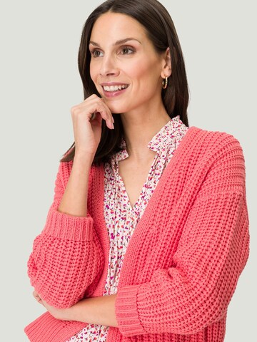 zero Knit Cardigan in Pink