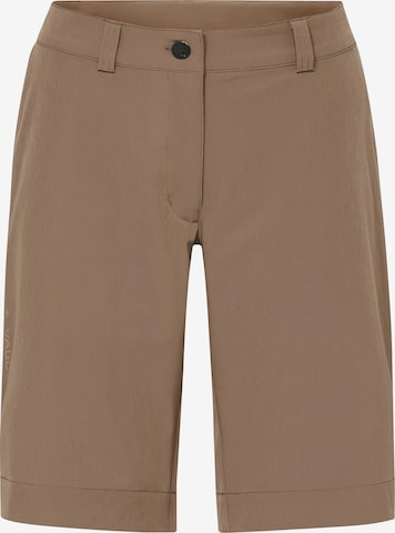 VAUDE Outdoor trousers 'Cyclist II' in Brown: front