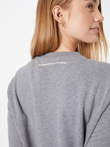 Sweat-shirt BOSS Orange en gris