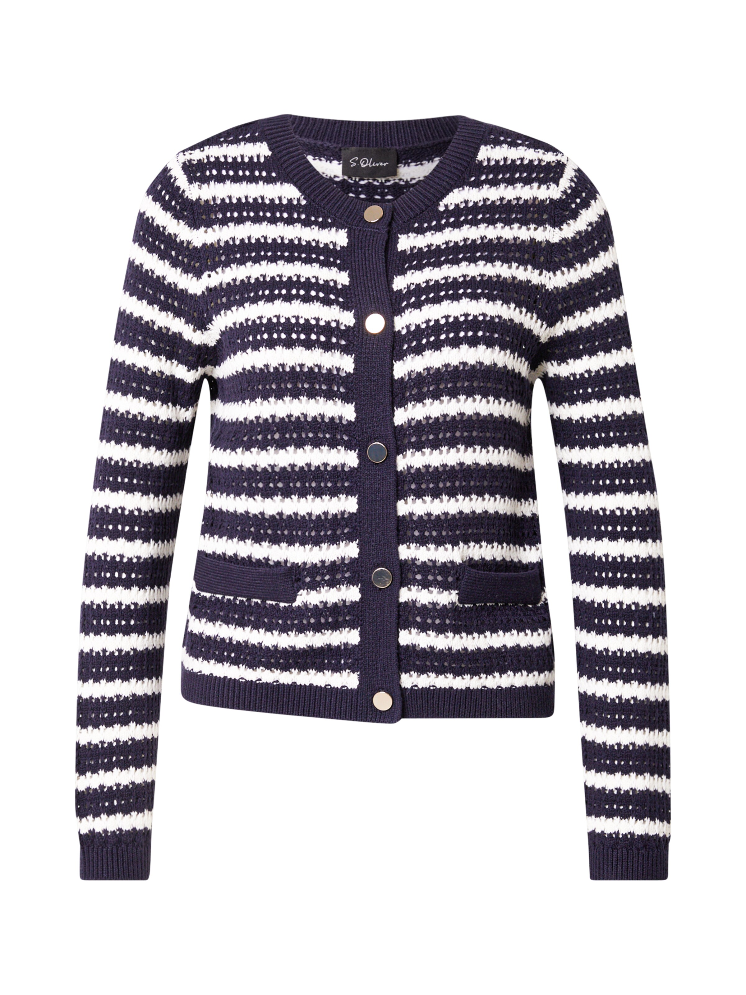 s.Oliver BLACK LABEL Kampsun, värv sinine: eest vaates