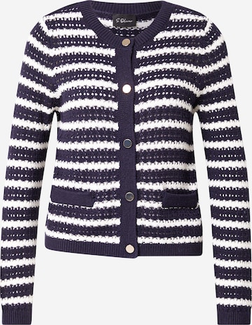 mėlyna s.Oliver BLACK LABEL Kardiganas: priekis