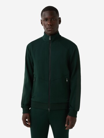 BOGNER Zip-Up Hoodie 'Severin' in Green: front