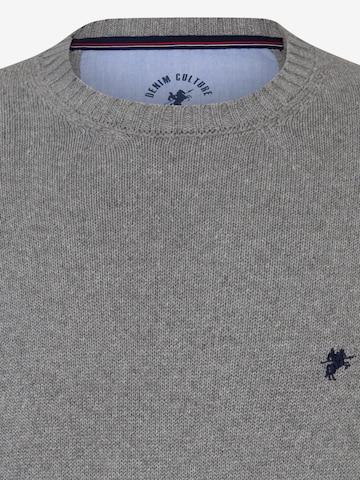 DENIM CULTURE Sweater 'Brian' in Grey