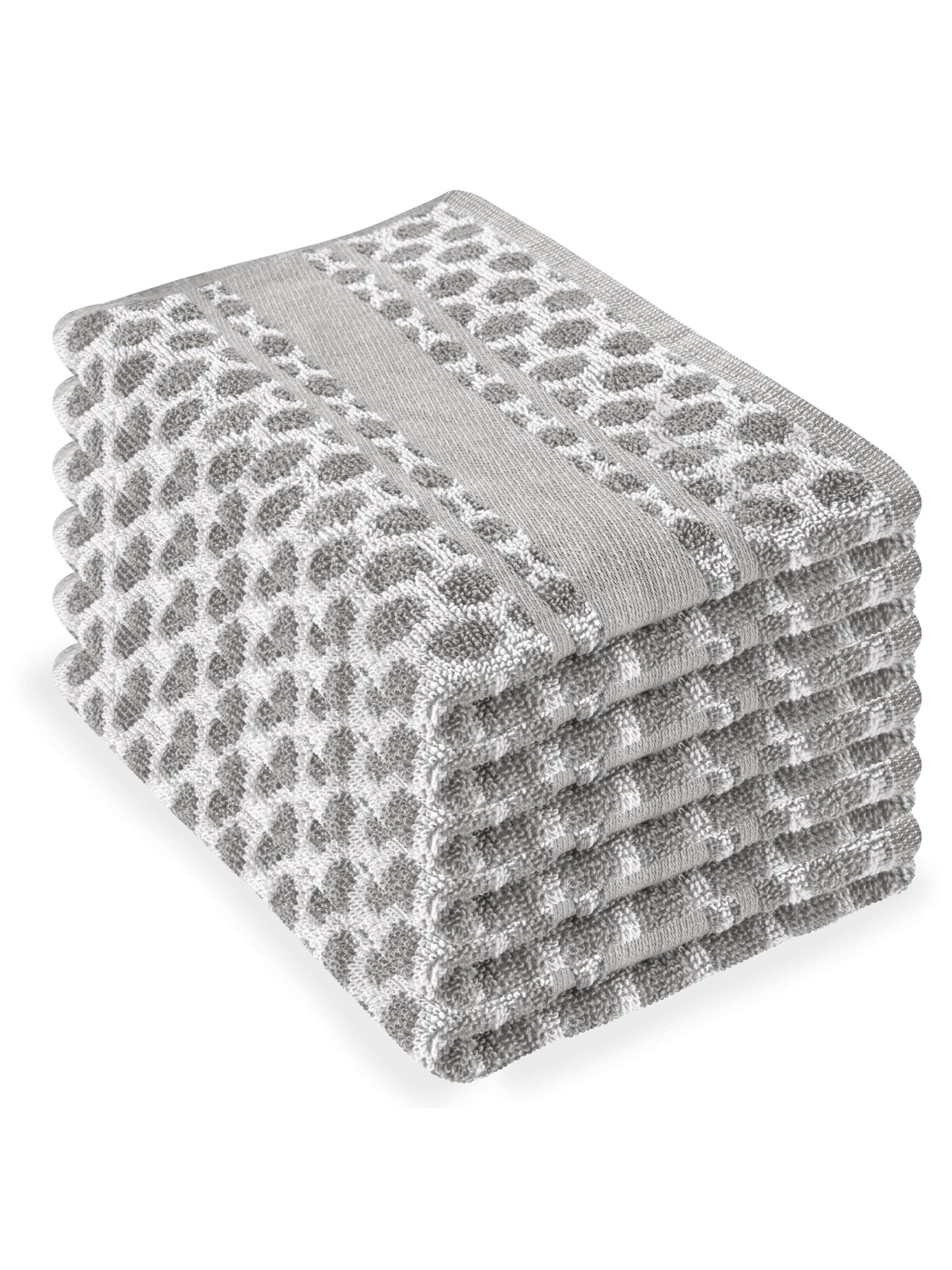 Aspero Dishcloth in Grey: front