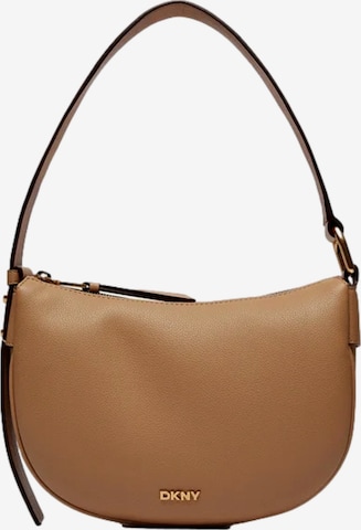 DKNY - Bolso de hombro 'Scarlett' en marrón: frente