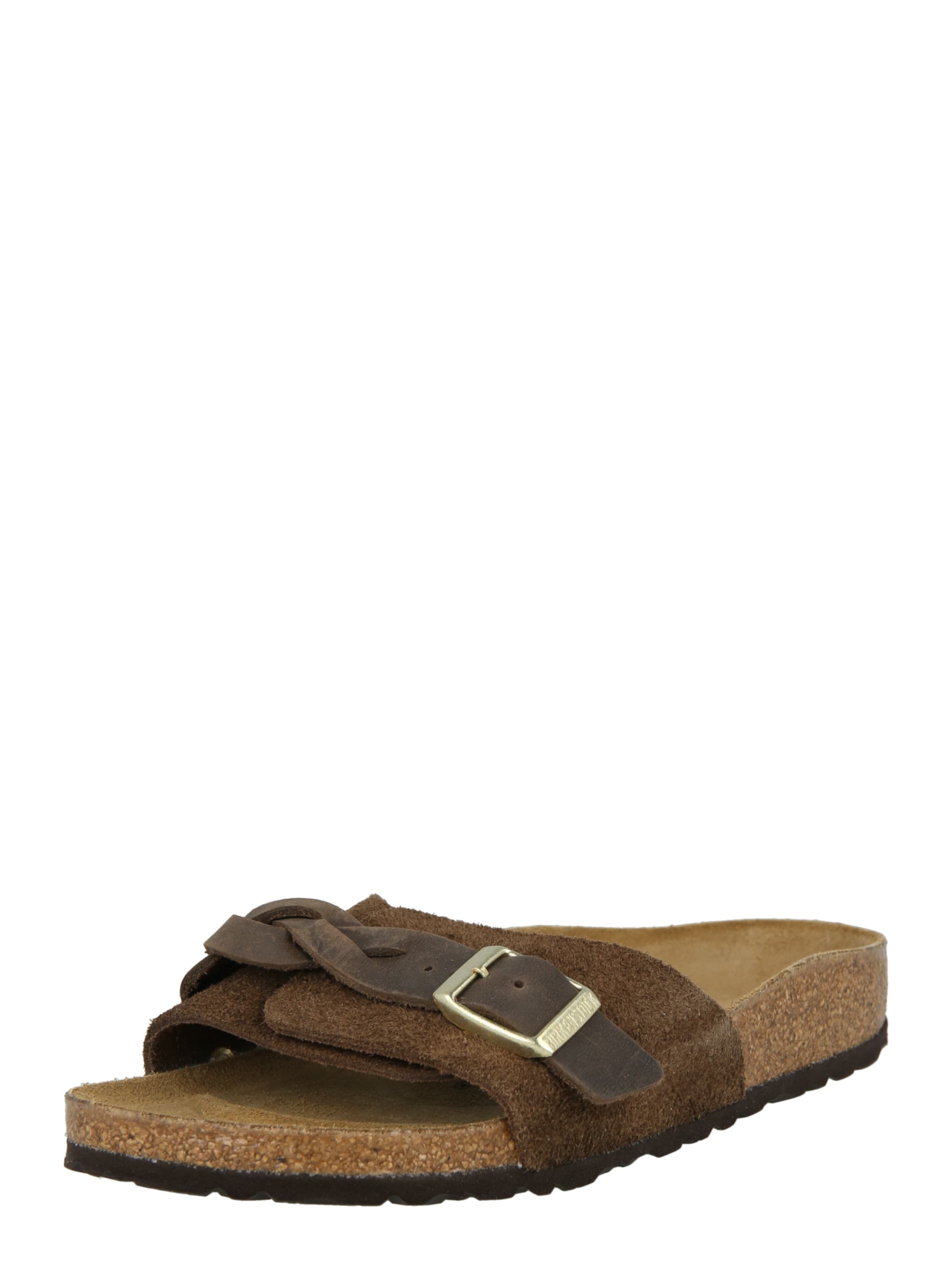 BIRKENSTOCK Pantolette 'Oita' i brun: framsida