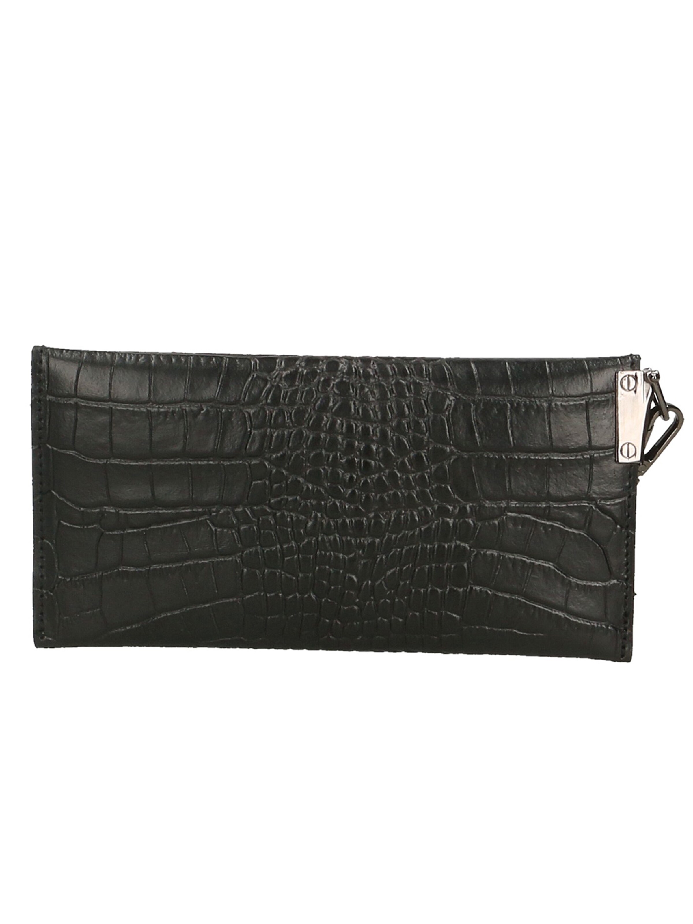 Pochette 'Borsetta Portafoglio Noemy Pelle Stampa Coccodrillo Made in Italy' di Gave Lux in nero