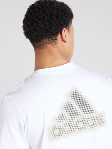 ADIDAS SPORTSWEAR Функциональная футболка 'FRACTAL' в Белый