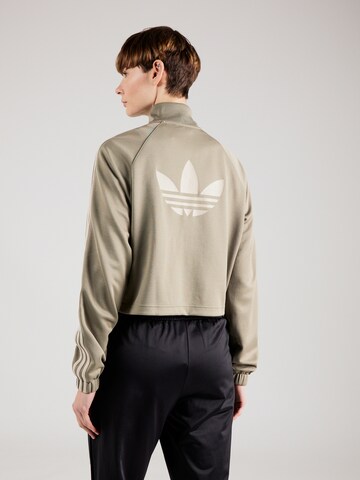 ADIDAS ORIGINALS Zip-Up Hoodie 'WARM UP' in Beige