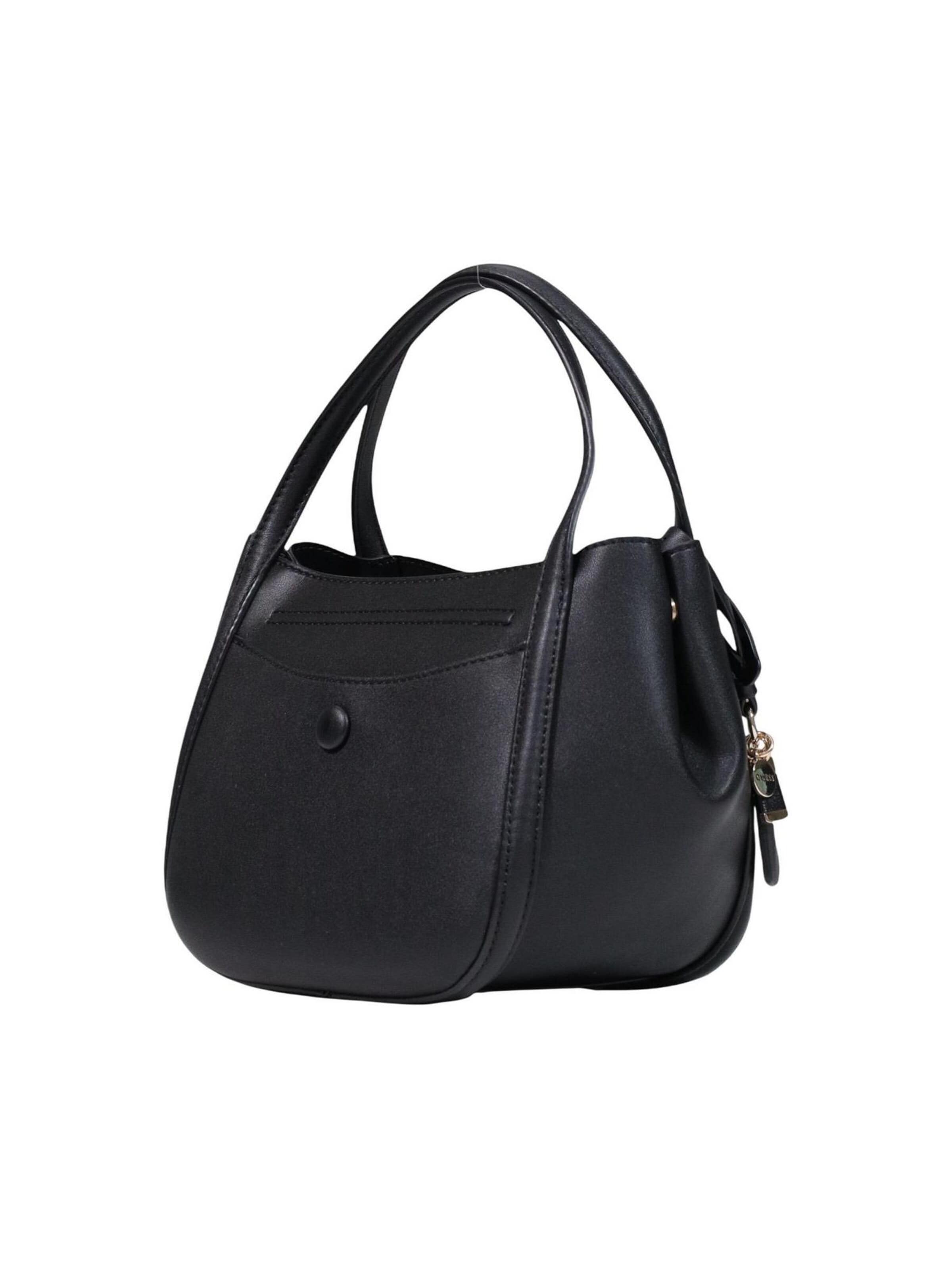 GUESS Schultertasche 'LUCCI GIRLFRIEND SAT HWBG97 39050' in Schwarz