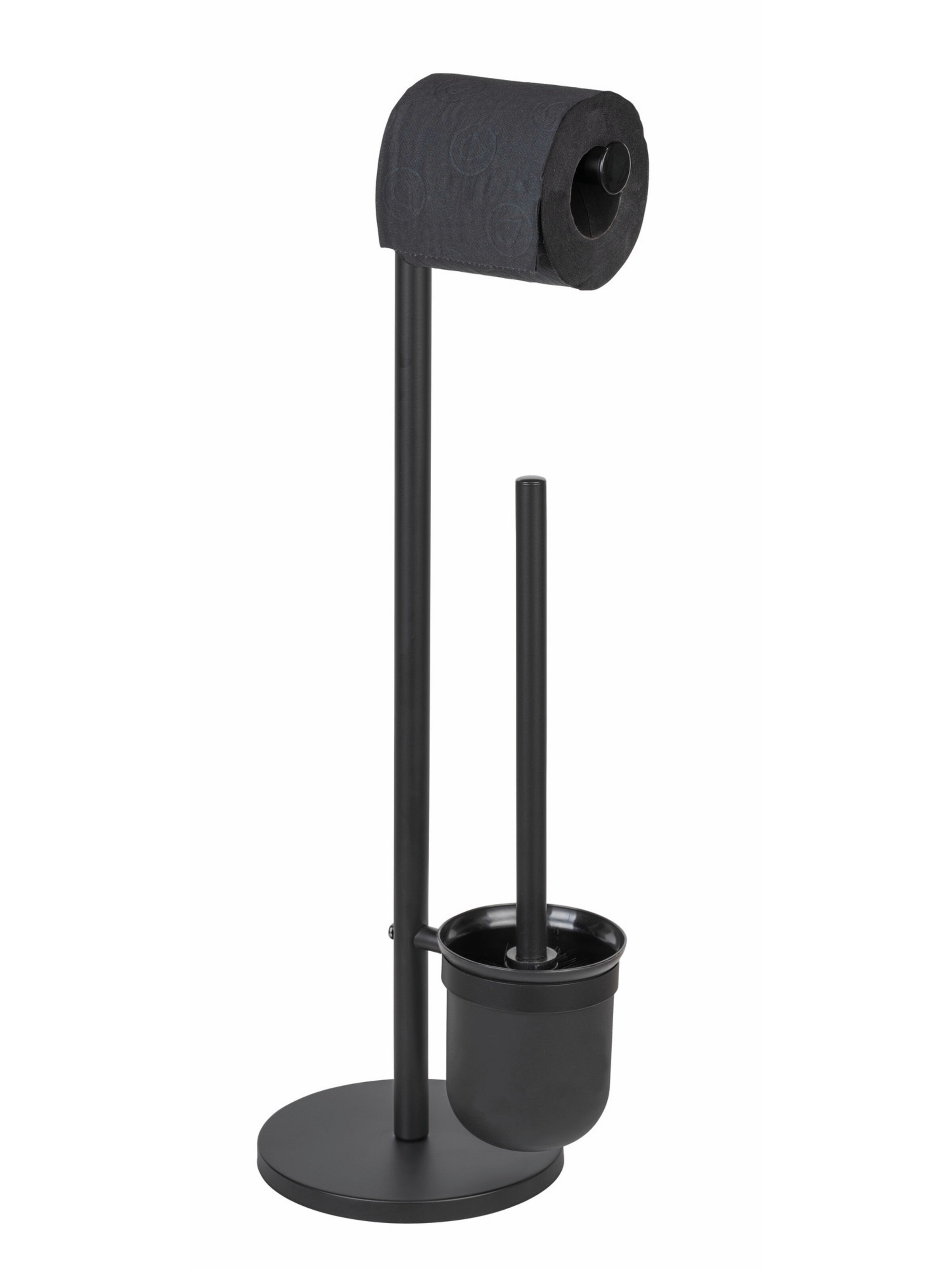 Wenko WC-Garnitur 'Parus' in Schwarz