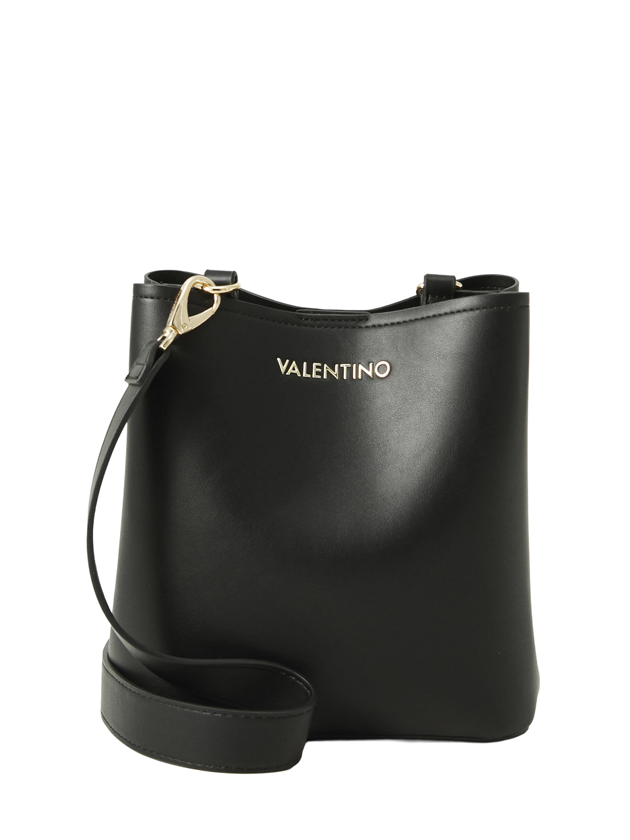 VALENTINO - Mala de ombro 'FAITH RE' em preto: frente