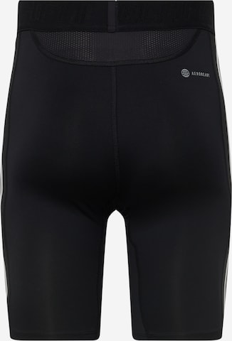 ADIDAS PERFORMANCE Skinny Sportshorts in Schwarz