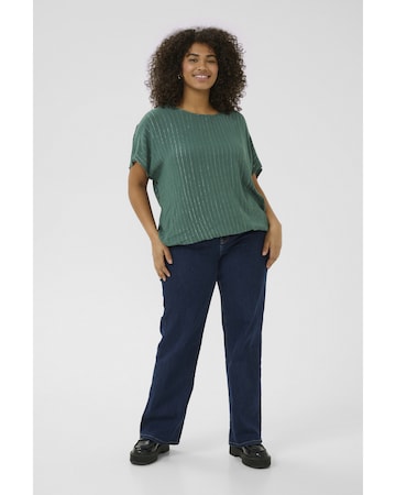 KAFFE CURVE - Blusa en verde