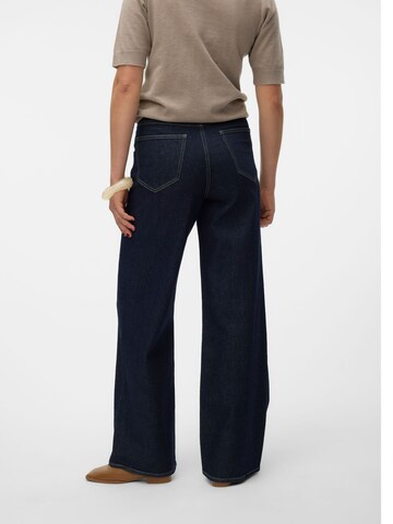 VERO MODA Szeroka nogawka Jeansy 'Pantaloni VERO MODA 10321125' w kolorze niebieski