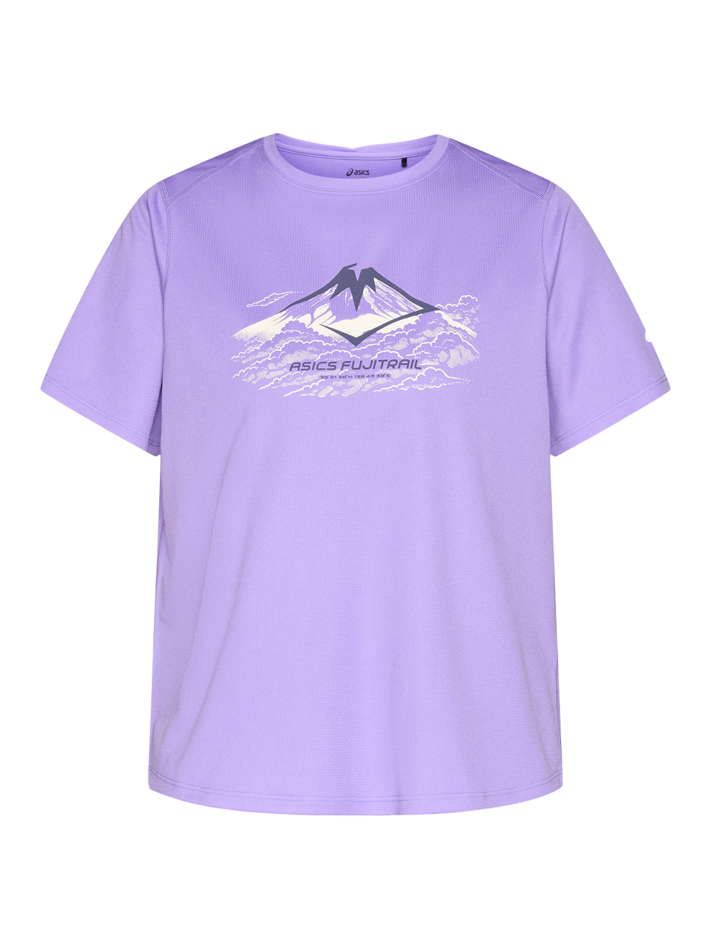 T-shirt fonctionnel 'FUJITRAIL' ASICS en violet : devant