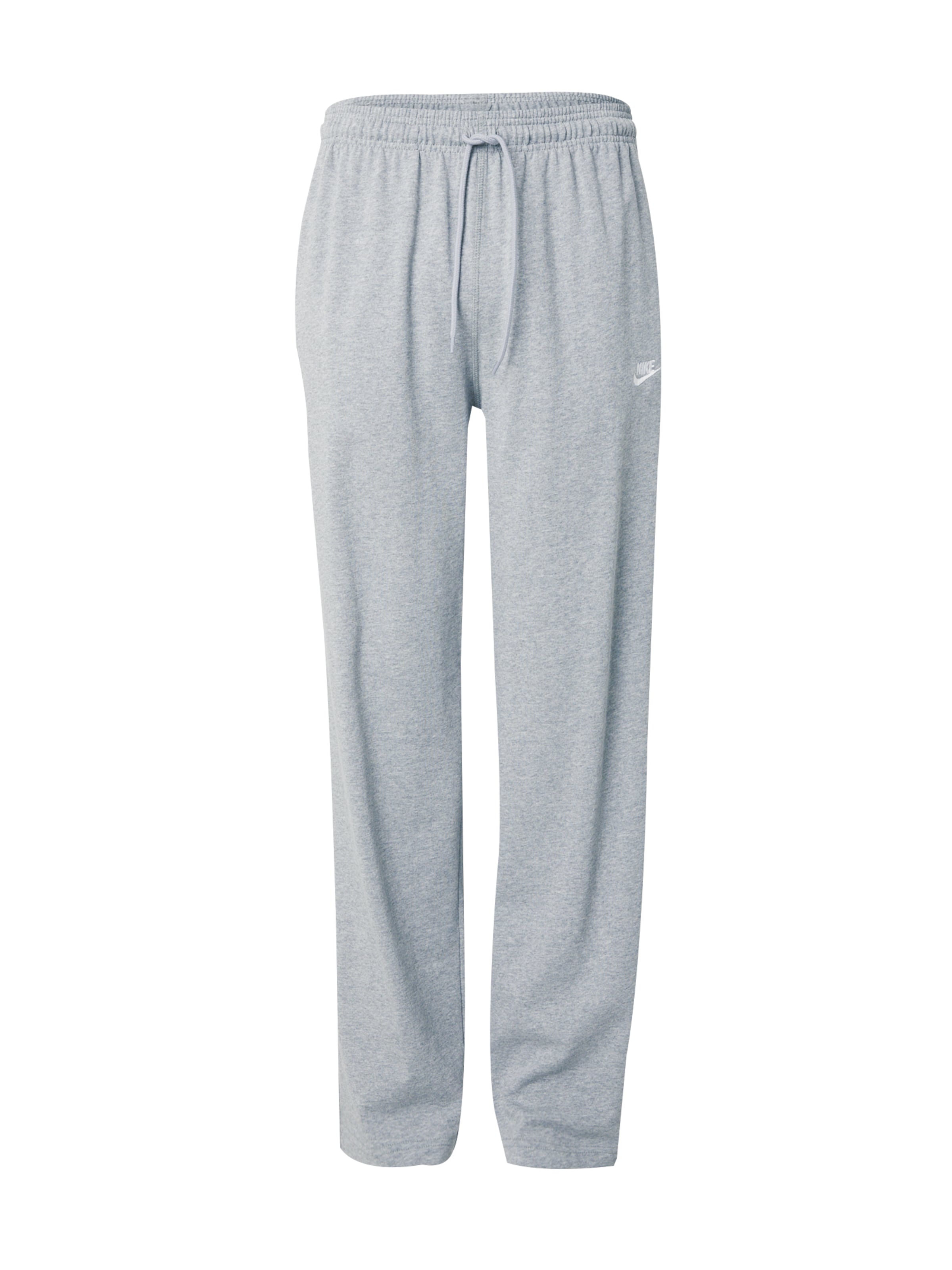 pilka Nike Sportswear Kelnės 'Club Fleece': priekis