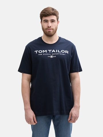 TOM TAILOR Men + Shirt in Blue: front
